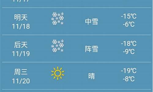 黑龙江近一周天气预报_黑龙江近一周天气预