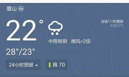 眉山天气预报7天一周查询结果_眉山天气预报7天