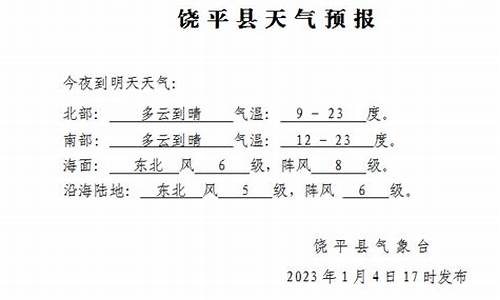 饶平天气预报15天准确率高吗_饶平天气预报15天准确率