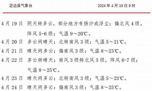 定边县天气预报查询表_定边县天气预报最新查询